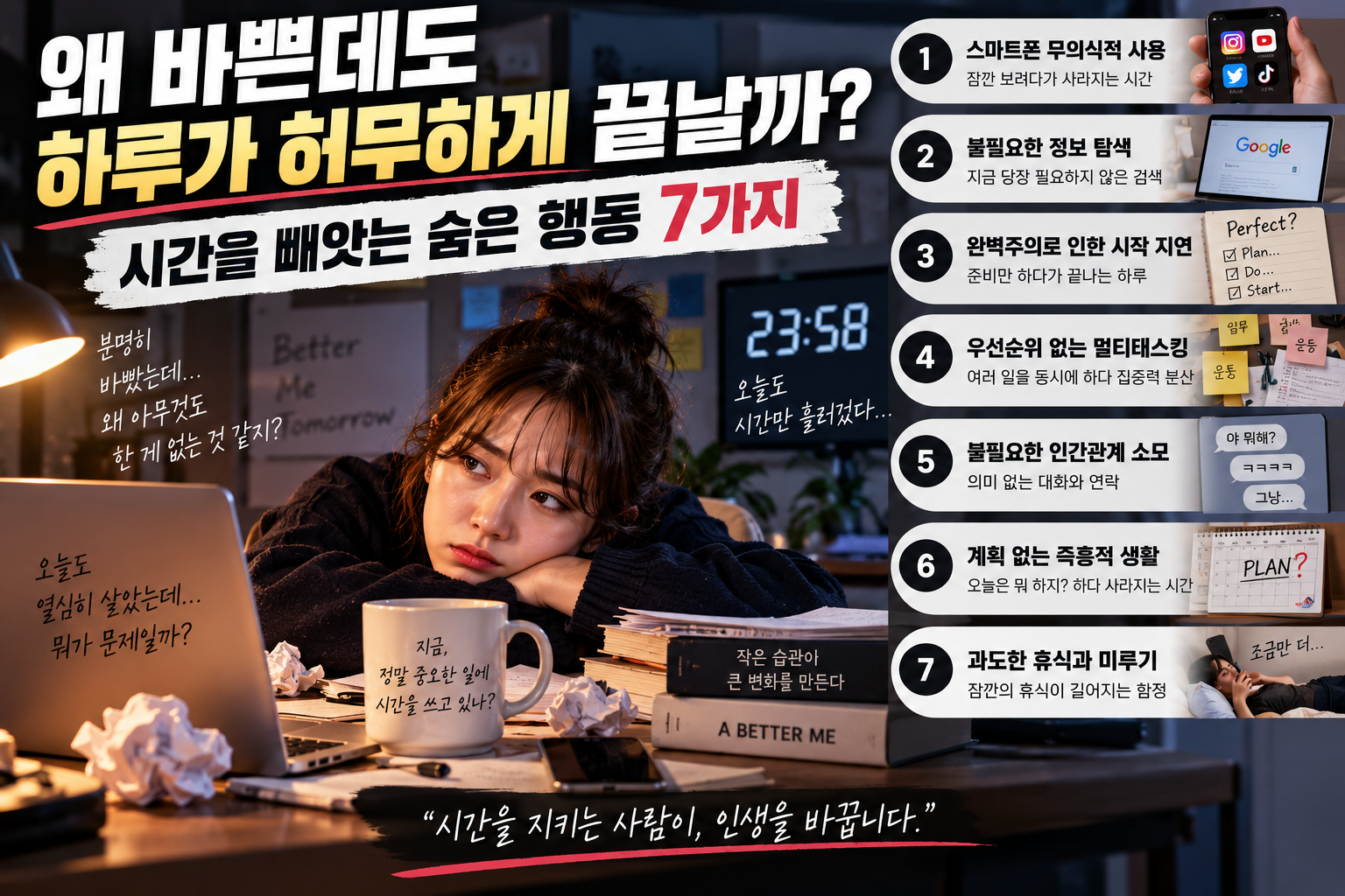 하루가 바쁜데
