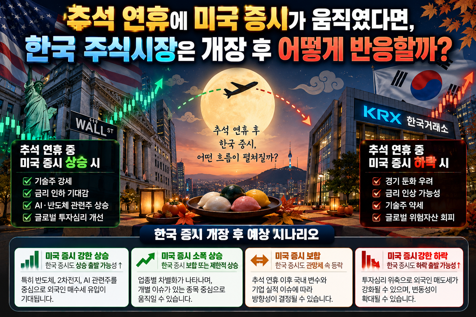 추석연휴 미국증시