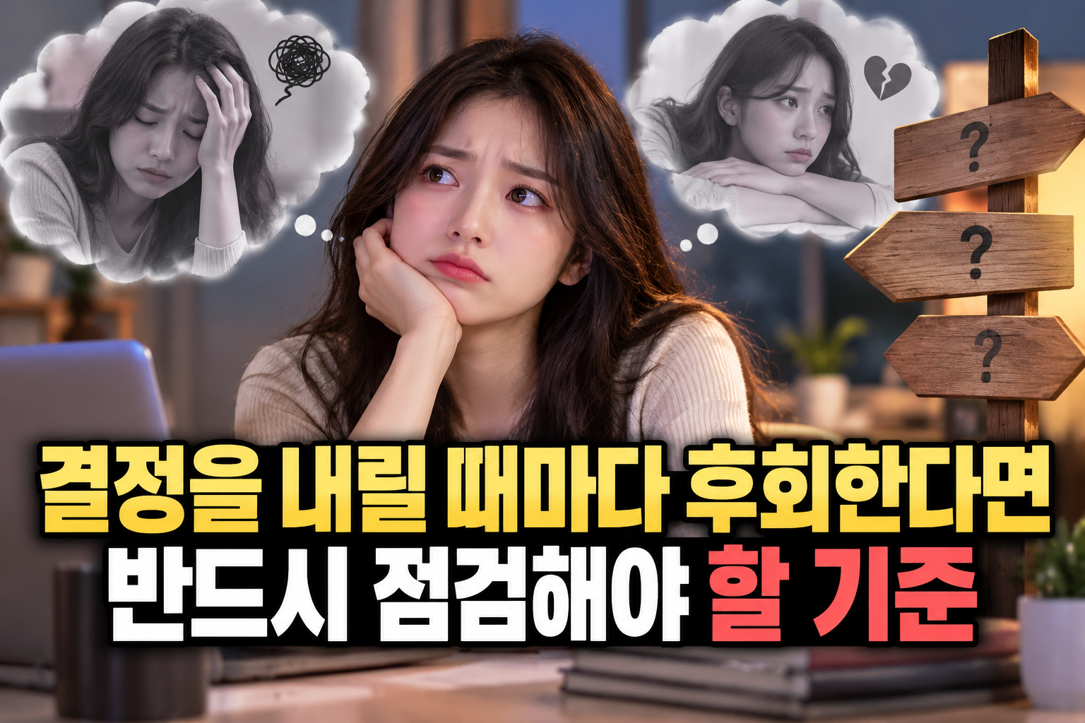 결정 앞에 선 마음의 갈림길