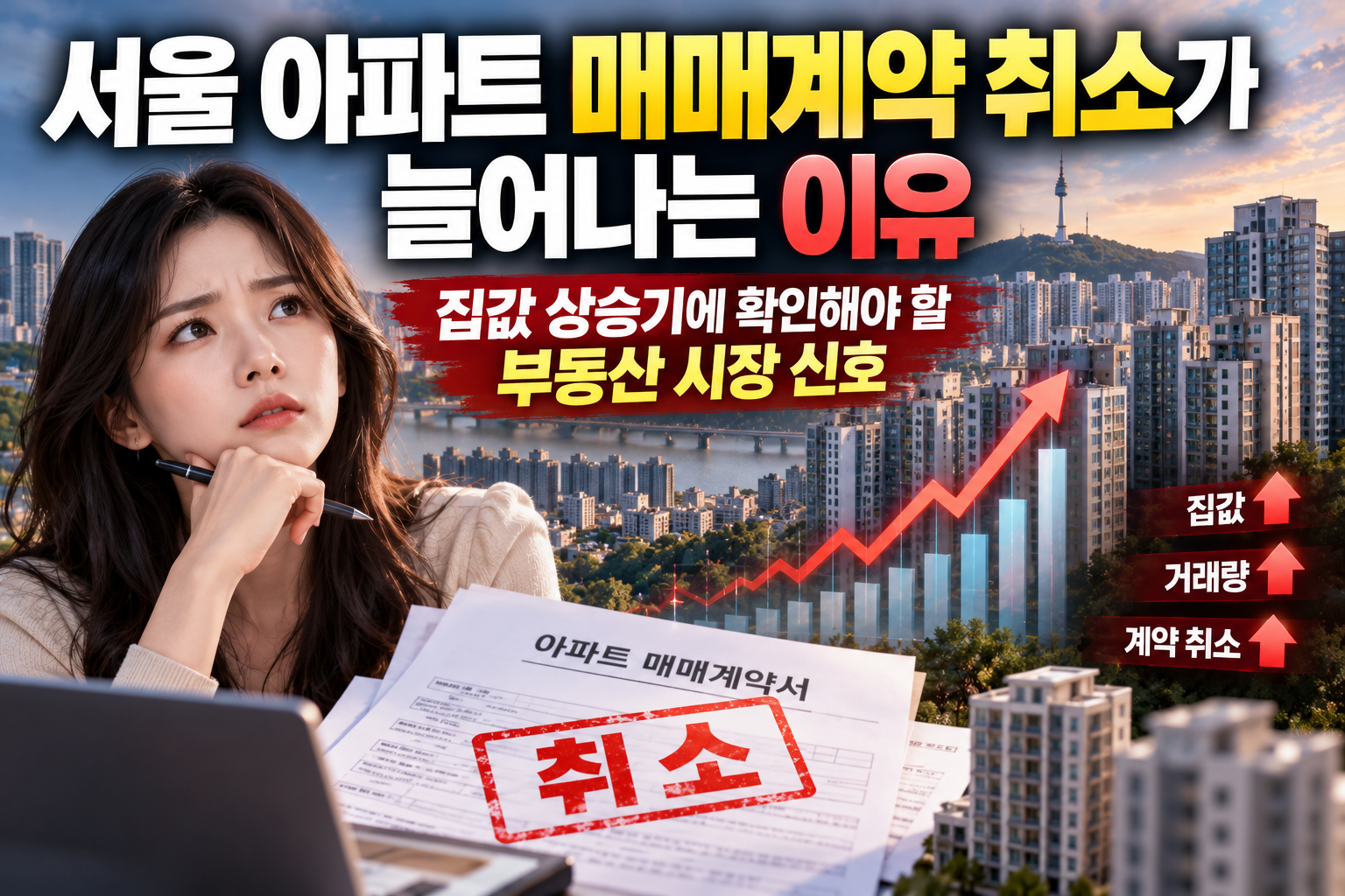 서울 아파트 계약 취소 급증 이유