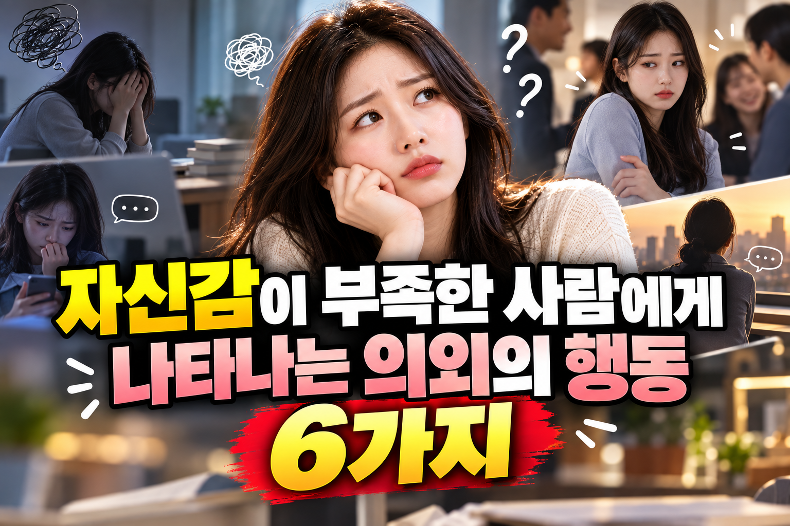 자신감 부족의 6가지 행동