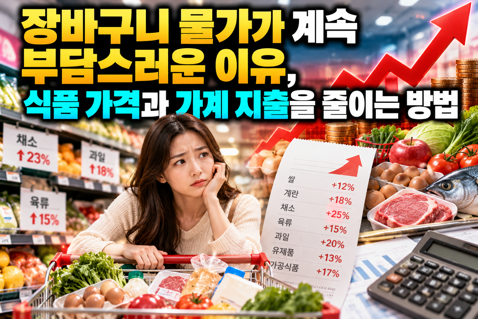 장바구니 물가 상승의 이유