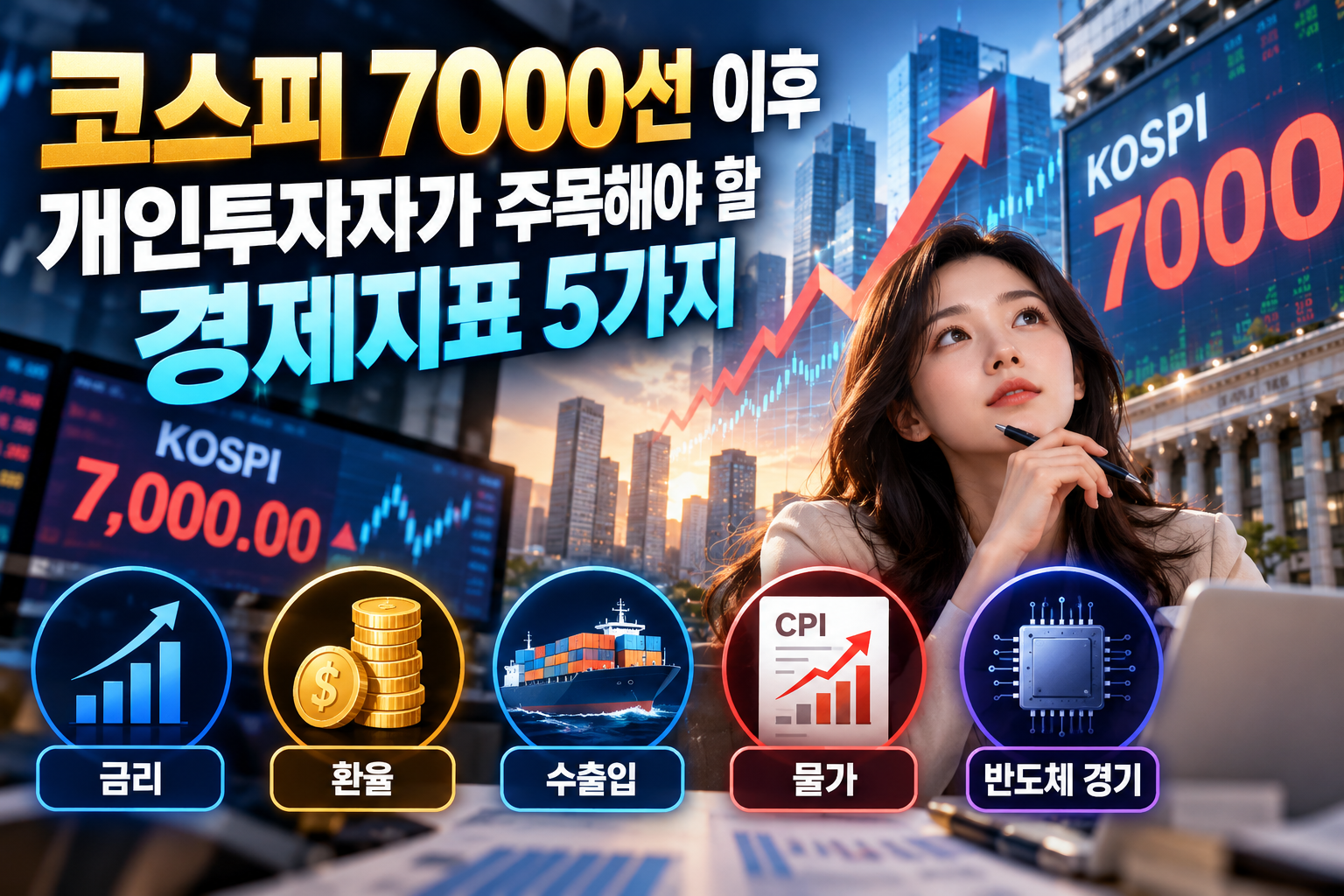 코스피 7000과 경제지표 5가지