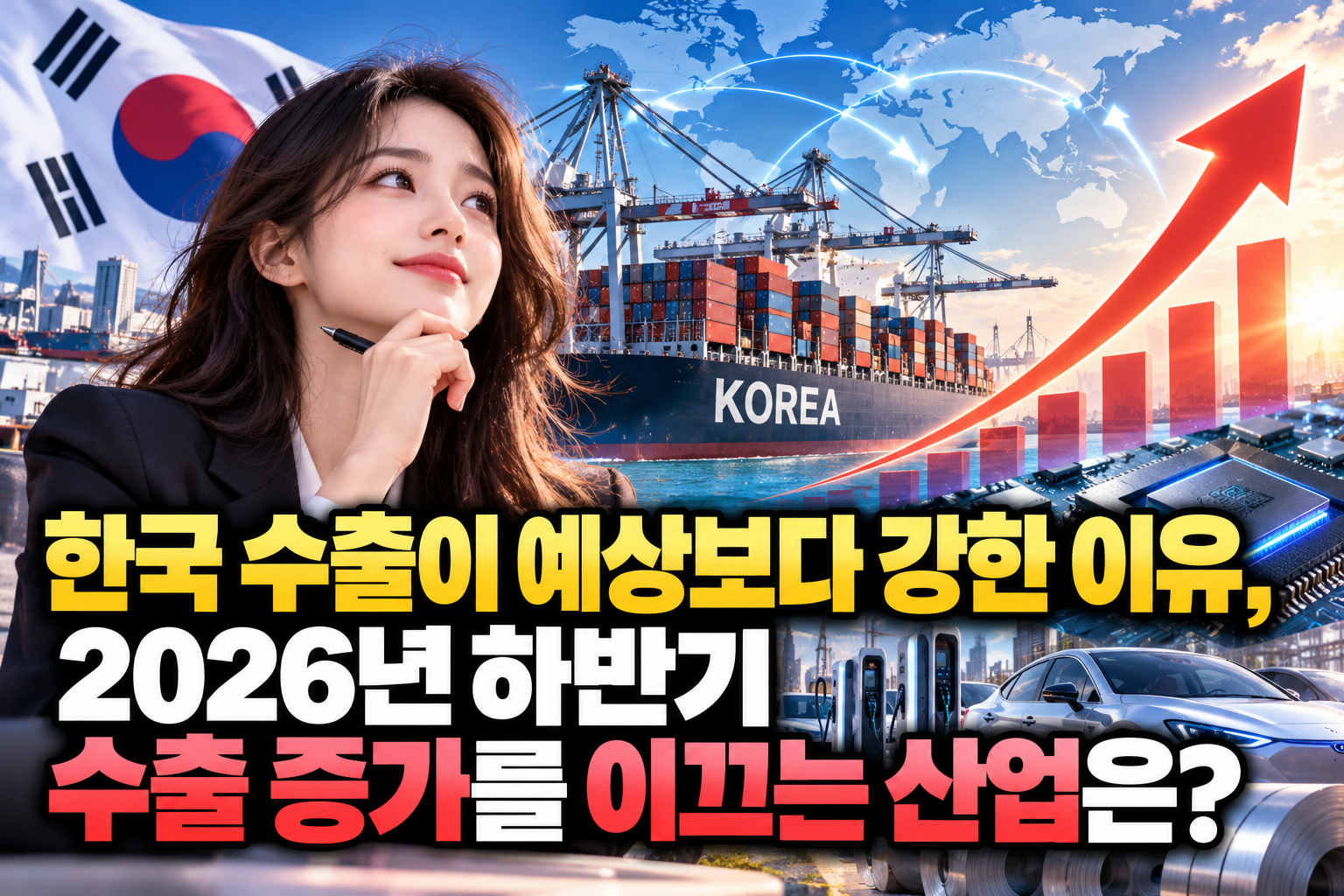 한국 수출 급증의 비결